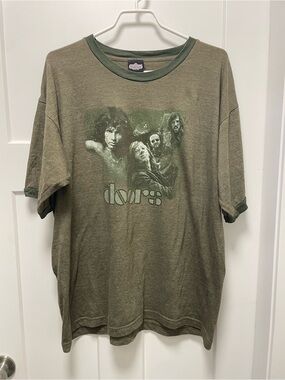 Vintage The Doors Heather Green Band Tee